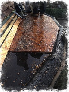 Roof before GRP Fibreglass