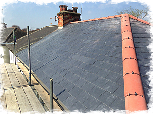 Porch roof: After