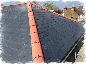 Porch roof: After